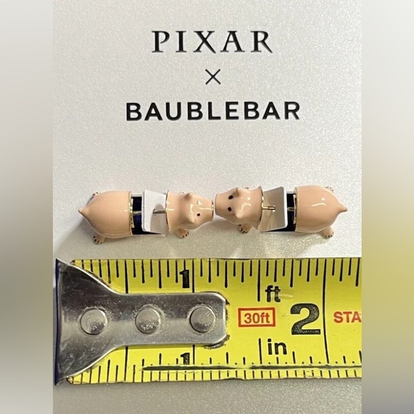 NWT ⚜️🐖⚜️ Baublebar x Disney Pixar Toy Story Hamm Pig Earrings - Picture 7 of 9